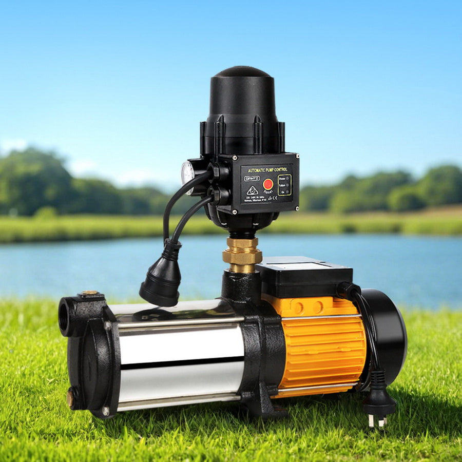 Giantz black 4-stage high pressure garden water pump with automatic controller, image 9