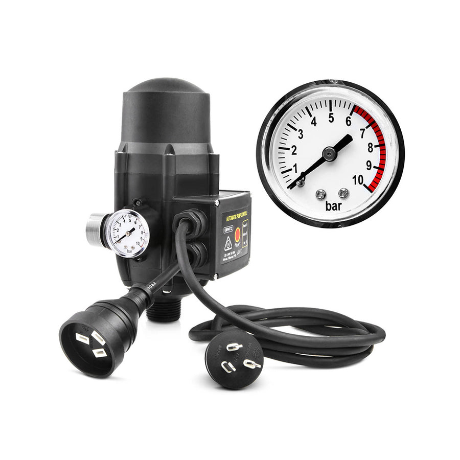 Giantz black 4-stage high pressure garden water pump with automatic controller, image 7