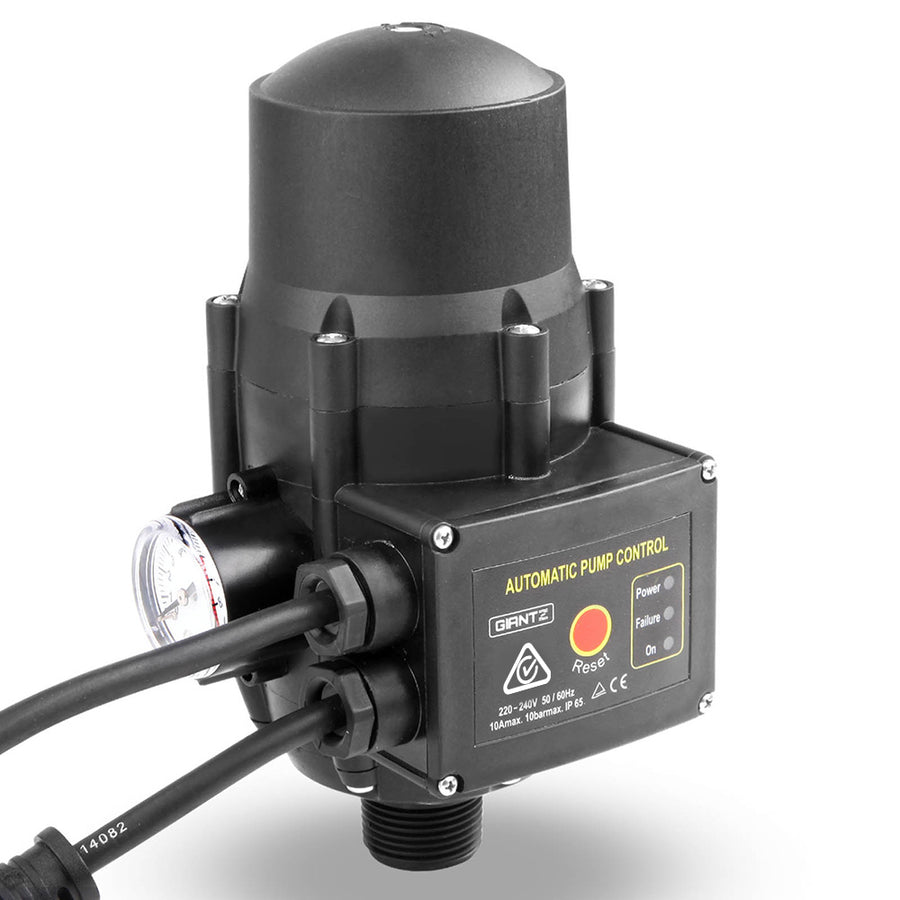 Giantz black 4-stage high pressure garden water pump with automatic controller, image 8