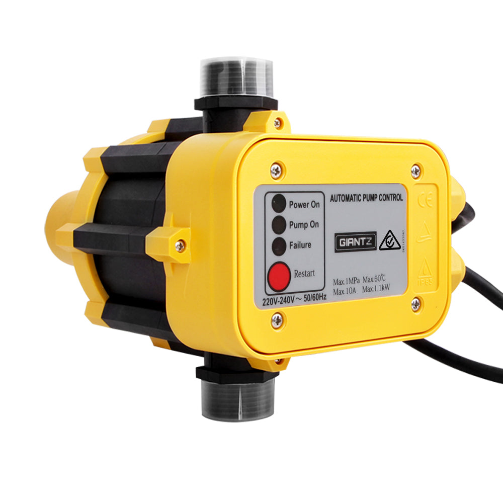 Giantz Garden Water Pump High Pressure 2500W 5-Stage Tank Irrigation Yellow