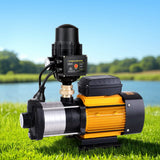 Giantz Garden Water Pump High Pressure 2000W Max 5-Stage Tank Irrigation Transfer Booster Pump Black - Close-Up Angle