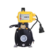 Giantz Garden Water Pump High Pressure 2000W 5-Stage Tank Irrigation Yellow - Side View