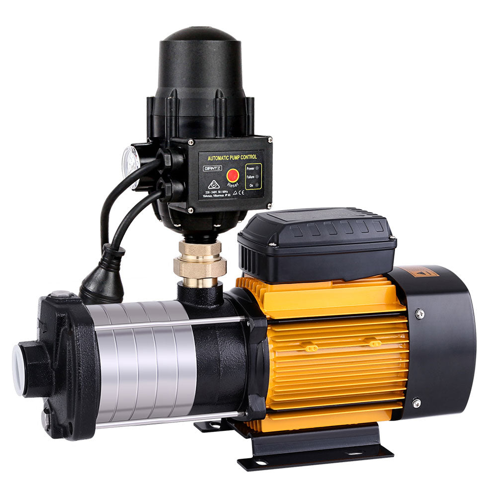 Giantz Garden Water Pump High Pressure 2500W 6-Stage Tank Irrigation Black