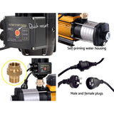 Giantz Garden Water Pump High Pressure 2500W Max 6-Stage Tank Irrigation Transfer Booster Pump Black - 45-Degree Angle
