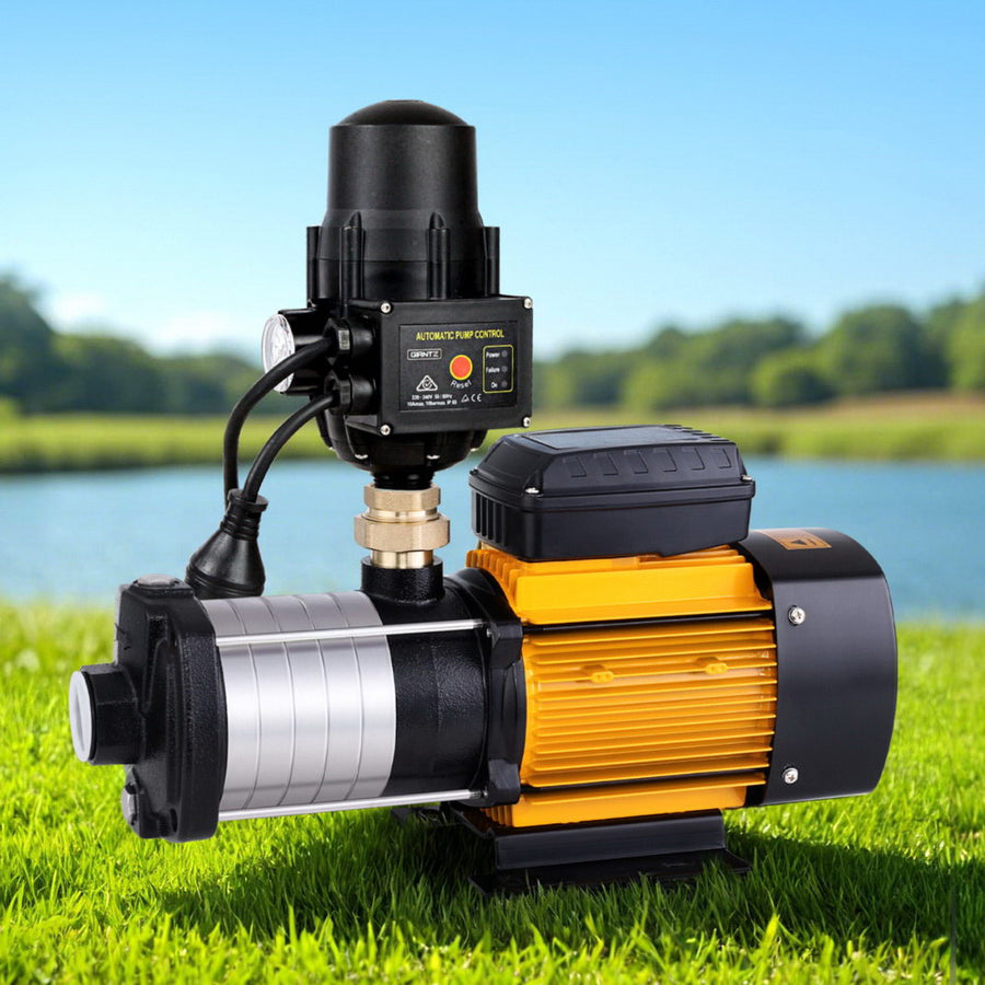 Giantz Garden Water Pump High Pressure 2500W Max 6-Stage Tank Irrigation Transfer Booster Pump Black, image 7