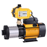 Giantz Garden Water Pump High Pressure 2500W 6-Stage Tank Irrigation Yellow - Close-Up Angle