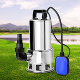 High-Power 1800W Stainless Steel Submersible Water Pump by Giantz - Low Angle