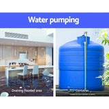 High-Power 1800W Stainless Steel Submersible Water Pump by Giantz - 45-Degree Angle
