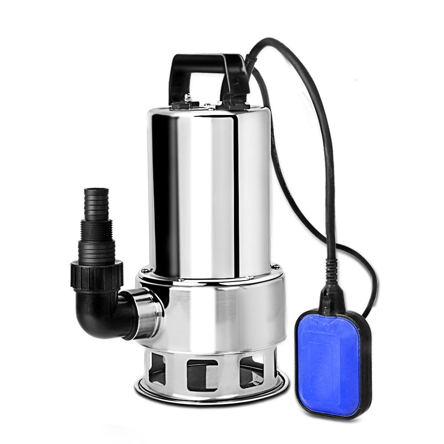 Giantz 1800W submersible dirty water pump, stainless steel with float switch