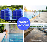 Giantz Garden Submersible Pump 550W Dirty Water Bore Tank Well Steel Sewerage - 45-Degree Angle