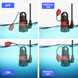Giantz Garden Submersible Pump 550W Dirty Water Bore Tank Well Steel Sewerage - Extra Image