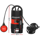 Giantz 750W Water Pump Dirty Submersible Sump Swim Pool Flooding Pond Clean - Front View