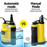 Giantz Garden Water Submersible Pump 750W Dirty Bore Sewerage Tank Well Steel - 45-Degree Angle