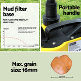 Giantz Garden Water Submersible Pump 750W Dirty Bore Sewerage Tank Well Steel - Rear View