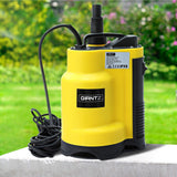 Giantz Garden Water Submersible Pump 750W Dirty Bore Sewerage Tank Well Steel - Close-Up Angle