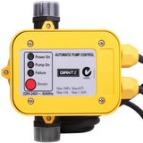 Giantz Water Pressure Pump Controller Auto Switch Control Electric Electronic Yellow - Close-Up Angle
