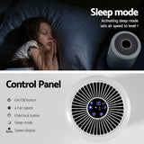 Devanti Air Purifier 3-layer HEPAh11 Filter Home Freshener Carbon PM2.5 Remover - Top-Down View