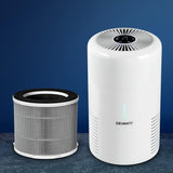 Devanti Air Purifier 3-layer HEPAh11 Filter Home Freshener Carbon PM2.5 Remover - Close-Up Angle