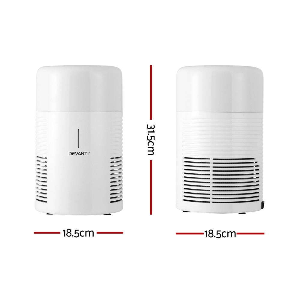 Devanti H-11 HEPA Air Purifier with Dust Sensor and PM2.5 Removal for Home Use