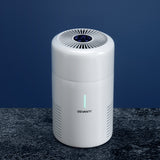 Devanti H-11 HEPA Air Purifier with Dust Sensor and PM2.5 Removal for Home Use - Low Angle