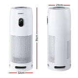 Devanti Air Purifier 4-Layer HEPA Filter White - Front View