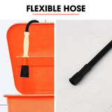 UNIMAC Flow Through Brush, with Hose, Suits Most Parts Washer Brands - Side View