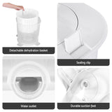 Devanti Portable Washing Machine Manual Spin Dryer Compact for Camping Caravan Apartment - Close-Up Angle
