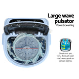 Devanti Portable Washing Machine 3KG Black - Rear View