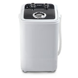 Devanti Portable Washing Machine 4.6KG Black - Side View