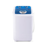 Devanti Portable Washing Machine 4.6KG Blue - Top-Down View