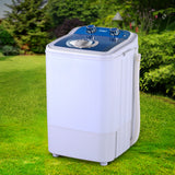 Devanti Portable Washing Machine 4.6KG Blue - Close-Up Angle
