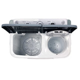 Devanti Portable Washing Machine Twin Tub 5KG White - Rear View