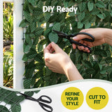 Gardeon Artificial Ivy Privacy Fence Screen Greenery Backdrop Panel for Balcony Patio Garden - Top-Down View