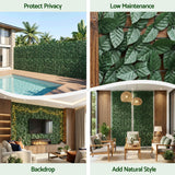 Gardeon Artificial Ivy Privacy Fence Screen Greenery Backdrop Panel for Balcony Patio Garden - Low Angle