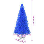 Christmas Tree Blue 180 cm PVC