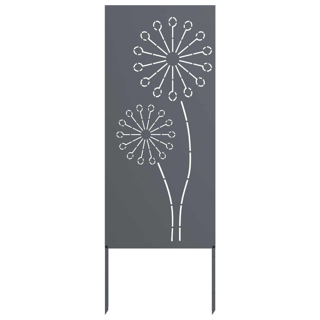 Garden Privacy Screen Anthracite 50 x 140 cm Cold-rolled steel