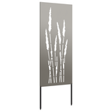Garden Privacy Screen Floral Rusty 50 x 140 cm Weathering Steel