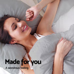 Giselle Bedding Quilt Cover Set Classic Grey Queen, image 5