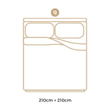 Bedra 700GSM Goose Down Quilt Doona Duvet Blanket Queen