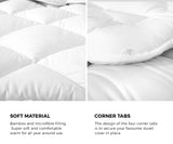 Bedra Microfiber Queen Quilt Duvert Insert 400GSM - Side View