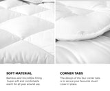 Bedra Microfiber Super King Quilt Duvert Insert 700GSM - Side View