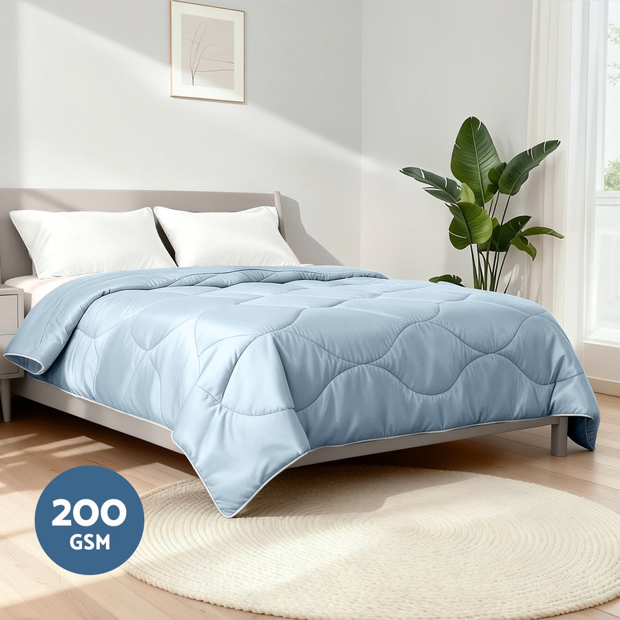 Giselle Tencel Quilt 200GSM Summer Quilts Comforter Doona Light Weight Soft Throw Blanket Double