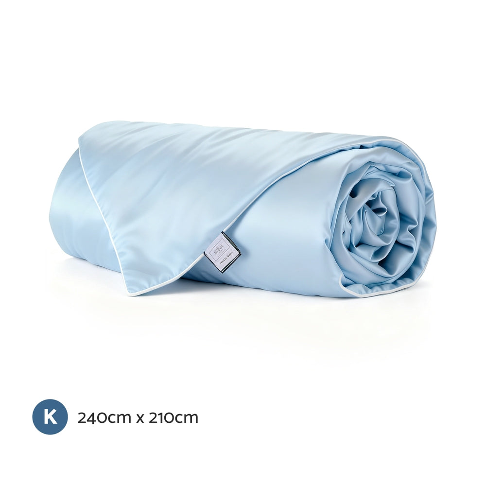 Giselle Tencel Quilt 200GSM Summer Quilts Comforter Doona Light Weight Soft Throw Blanket King