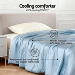 Giselle Tencel Quilt 200GSM Summer Quilts Comforter Doona Light Weight Soft Throw Blanket Single