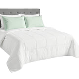 Giselle Bedding 200GSM Bamboo Quilt Summer Quilts All Season Doona Duvet Lightweight Super King - Front View