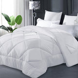 Giselle Bedding 400GSM Microfibre Bamboo Quilt King - Low Angle