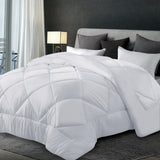 Giselle Bedding 700GSM Microfibre Bamboo Quilt Super King - Low Angle