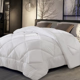 Giselle Bedding 800GSM Microfibre Bamboo Quilt Super King - Low Angle