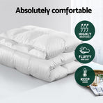 Giselle Bedding 700GSM Duck Down Feather Quilt Duvet Doona Winter Blanket Double