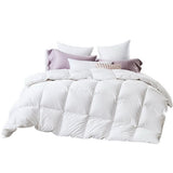 Giselle Bedding 700GSM Duck Down Feather Quilt Super King - Low Angle